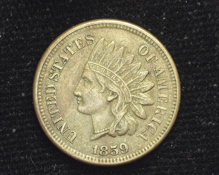 1859 Indian Head Penny/Cent VF/XF - US Coin