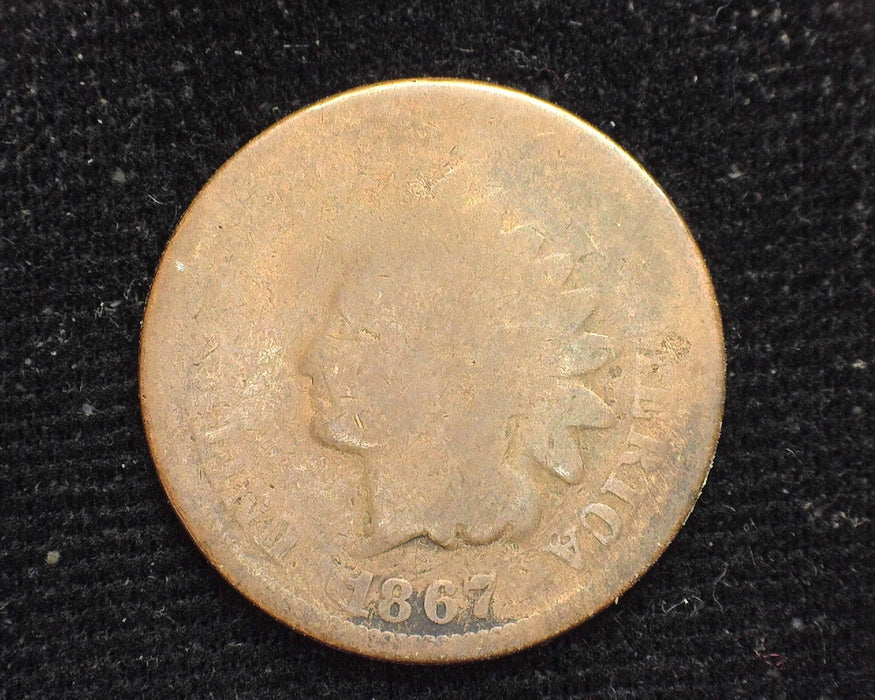 1867 Indian Head Penny/Cent AG - US Coin