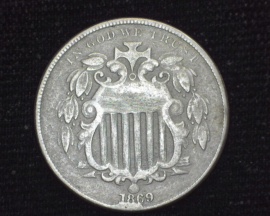 1869 Shield Nickel F - US Coin