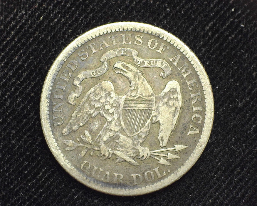 1877 Liberty Seated Quarter F - US Coin