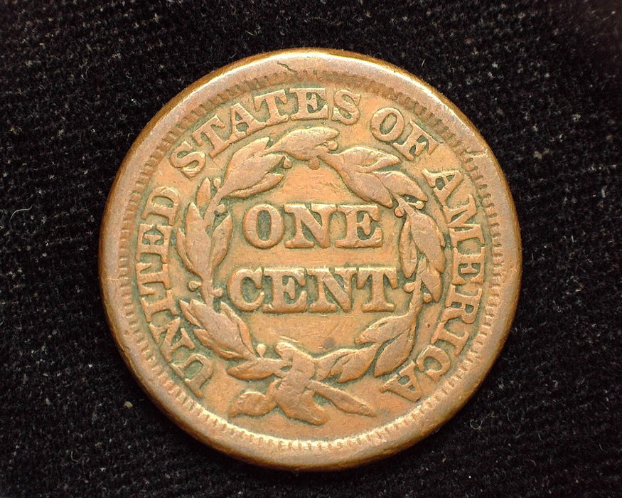 1847 Large Cent Classic F Penny/Cent - US Coin