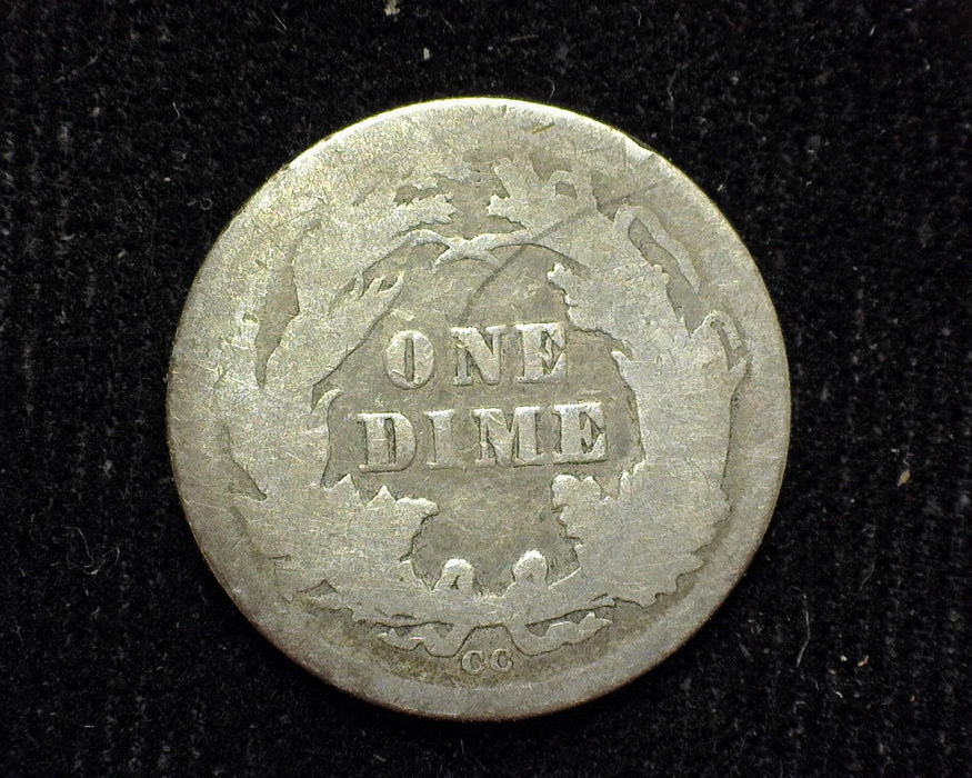 1876 CC Liberty Seated Dime G - US Coin