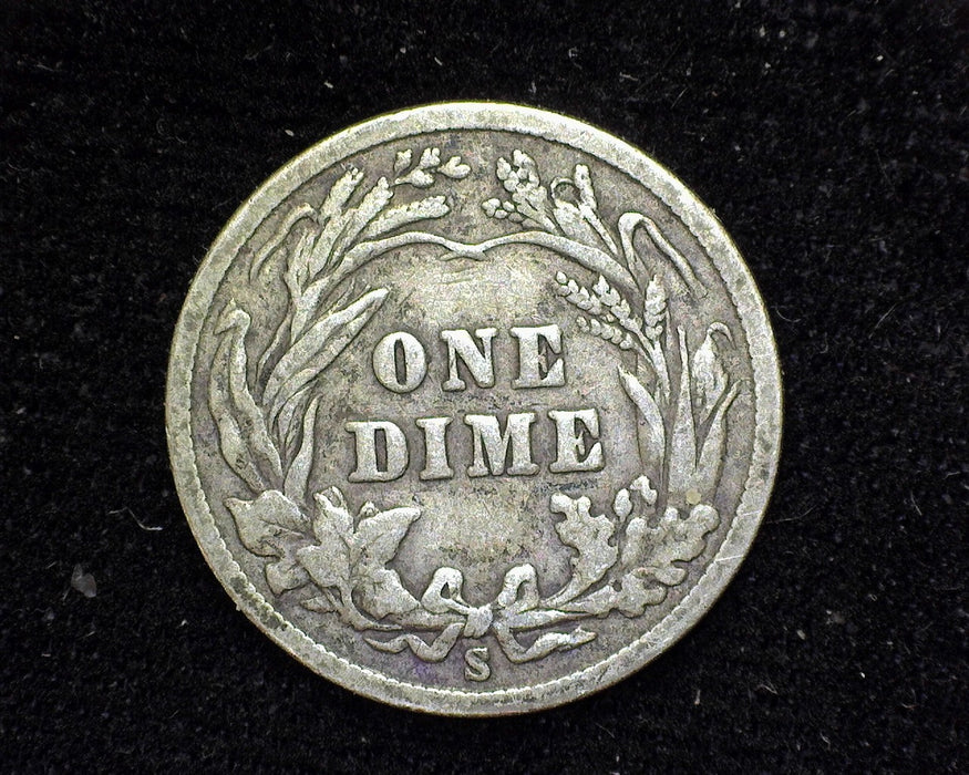 1911 S Barber Dime F - US Coin