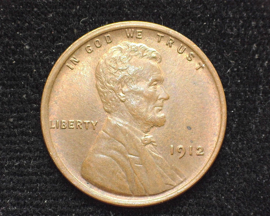 1912 Lincoln Wheat Cent Traces of red. Uncirculated - US Coin