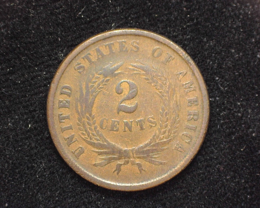 1864 Two Cent Piece G - US Coin