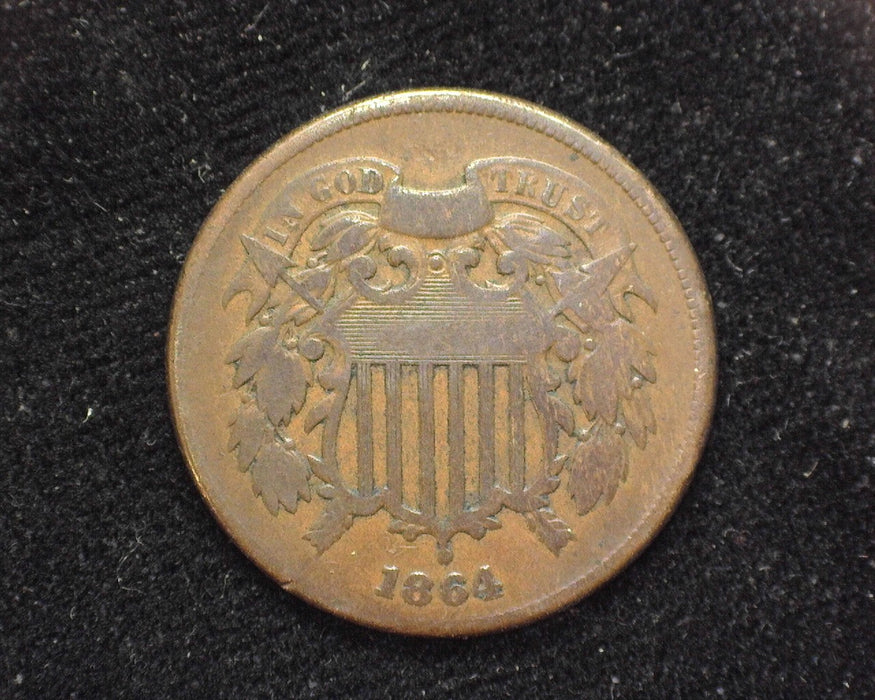 1864 Two Cent Piece G - US Coin