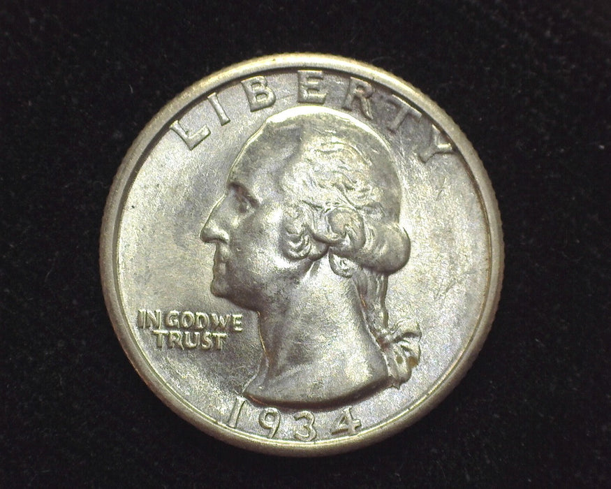 1934 Washington Quarter AU - US Coin