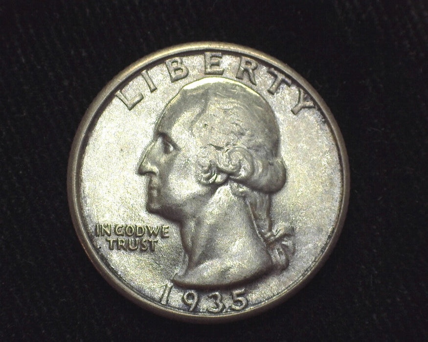 1935 Washington Quarter AU - US Coin