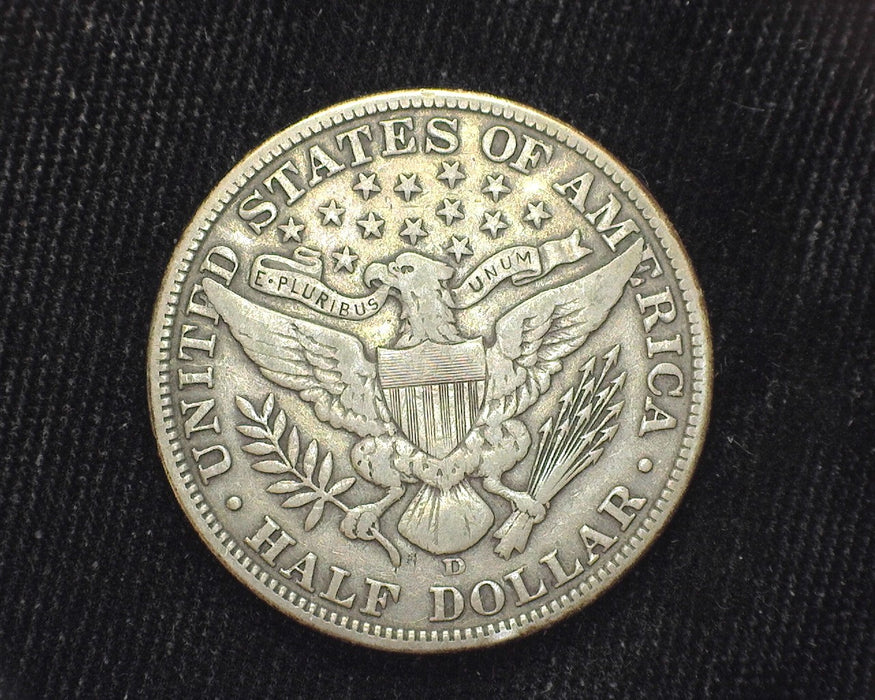 1912 D Barber Half Dollar F - US Coin