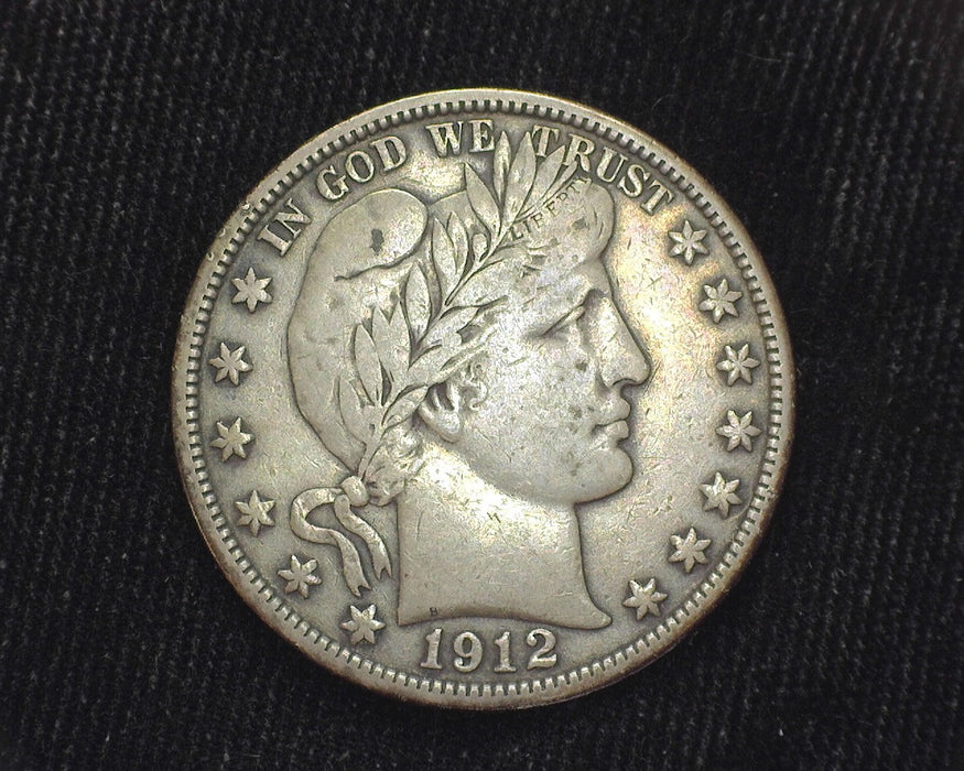 1912 D Barber Half Dollar F - US Coin