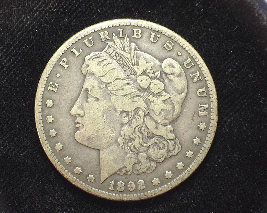 1892 S Morgan Silver Dollar F - US Coin