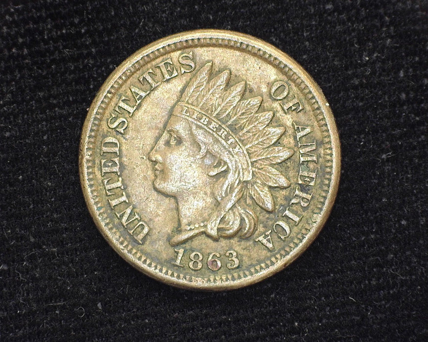 1863 Indian Head Penny/Cent XF - US Coin