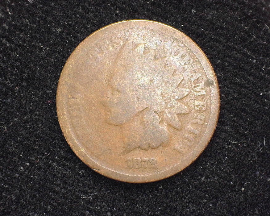 1872 Indian Head Penny/Cent AG/G - US Coin