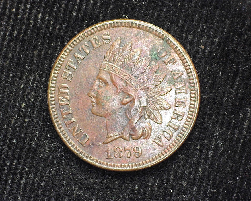 1879 Indian Head Penny/Cent Corrosion XF - US Coin