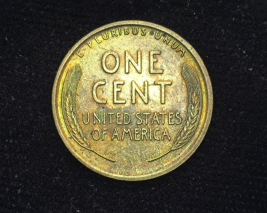 1909 VDB Lincoln Wheat Cent Mostly red. BU - US Coin