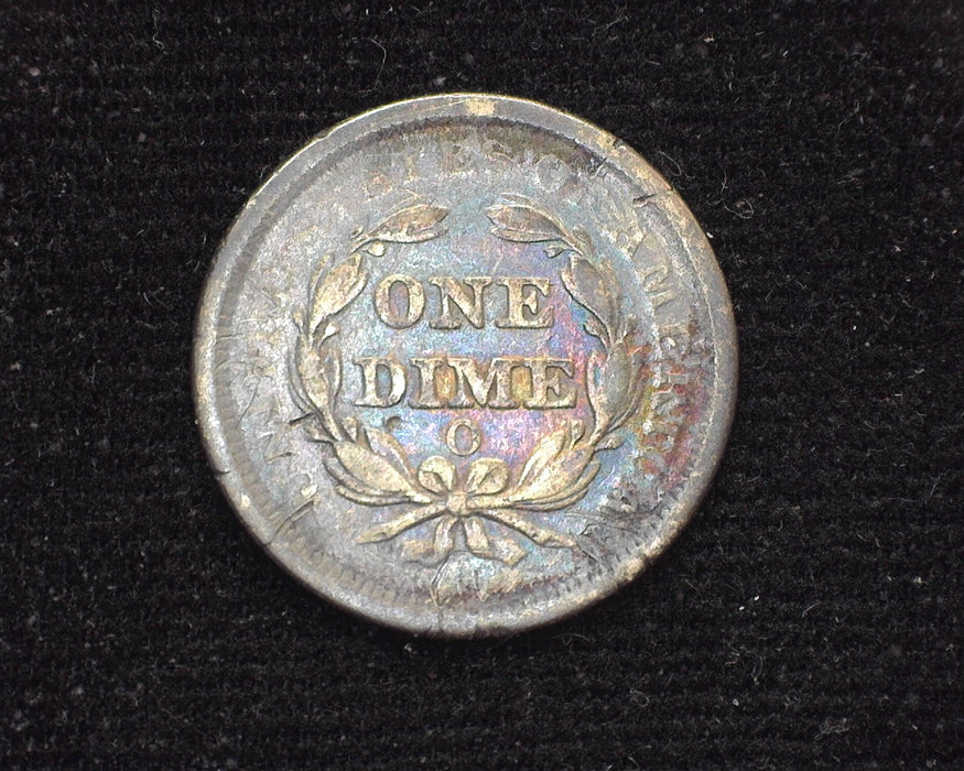 1856 O Liberty Seated Dime F - US Coin