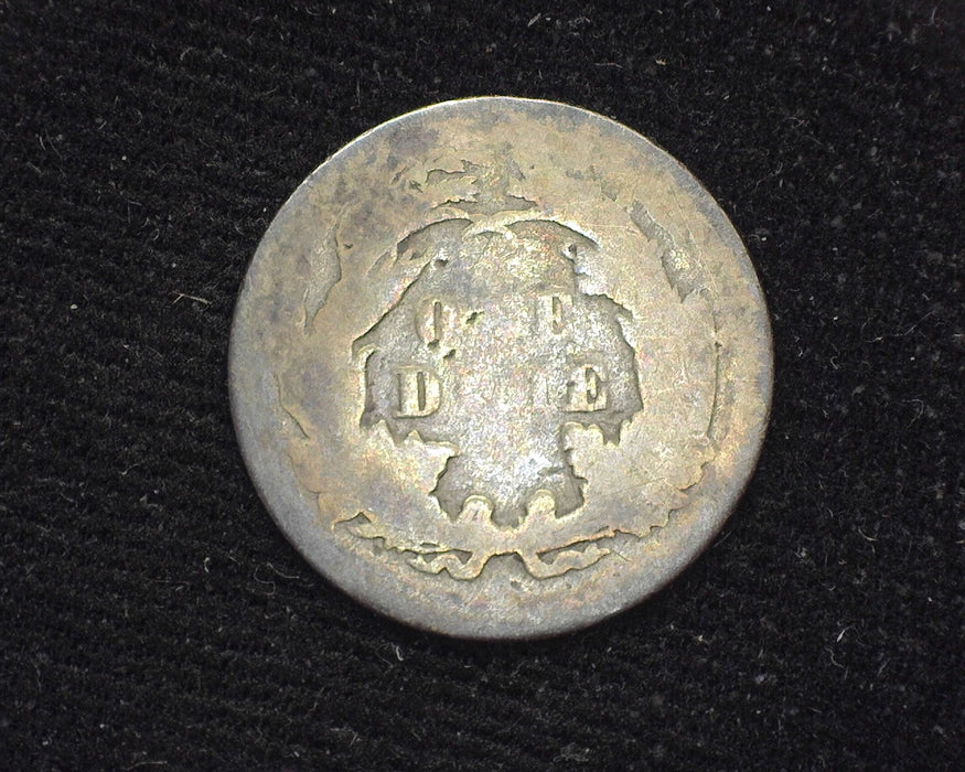 1875 Liberty Seated Dime AG/G - US Coin