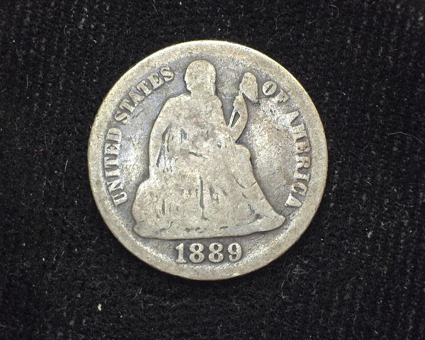 1889 Liberty Seated Dime G - US Coin