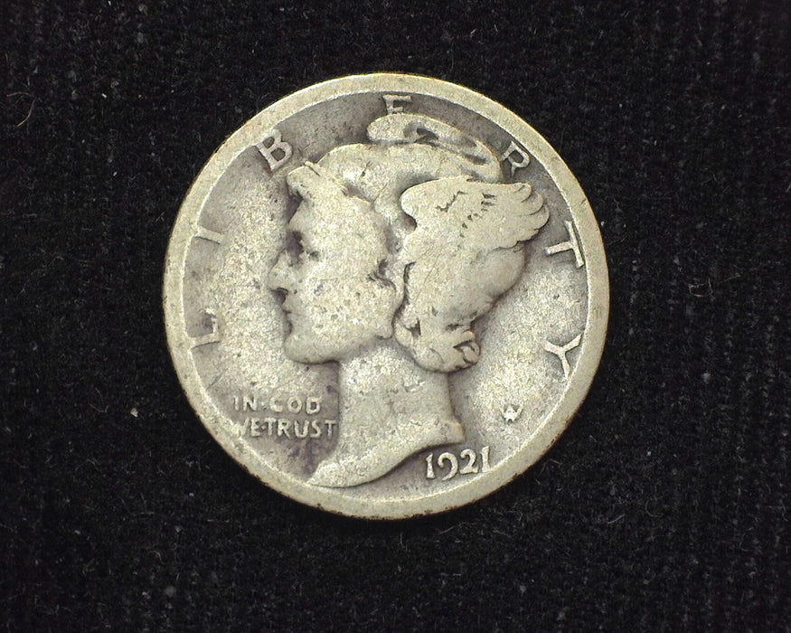 1921 Mercury Dime G - US Coin