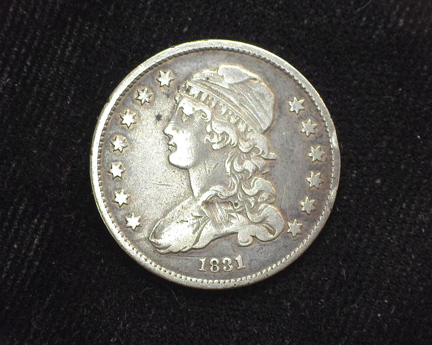 1831 Capped Bust Quarter Slight dig. F - US Coin