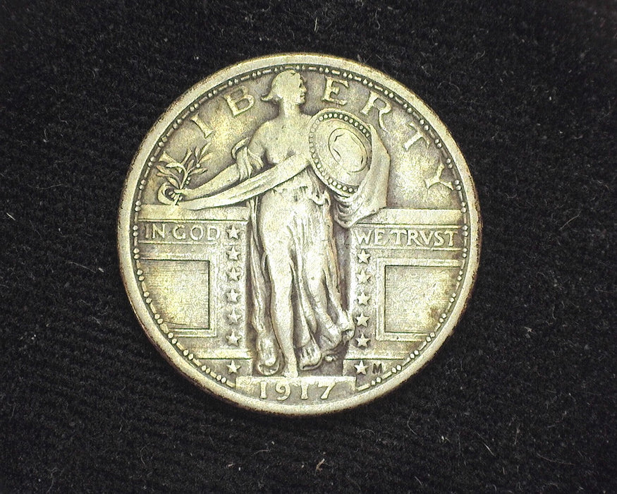 1917 Type 1 Standing Liberty Quarter VG/F - US Coin