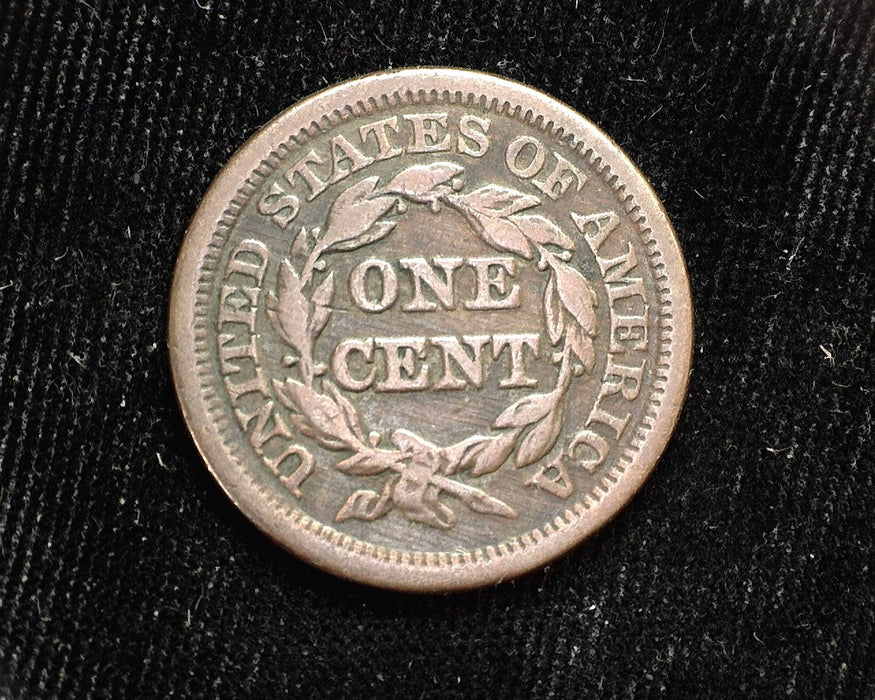 1847 Large Cent Coronet F - US Coin