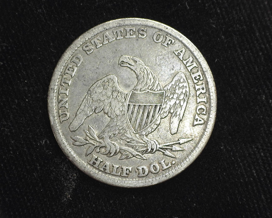 1838 Capped Bust Half Dollar Reeded edge. F - US Coin