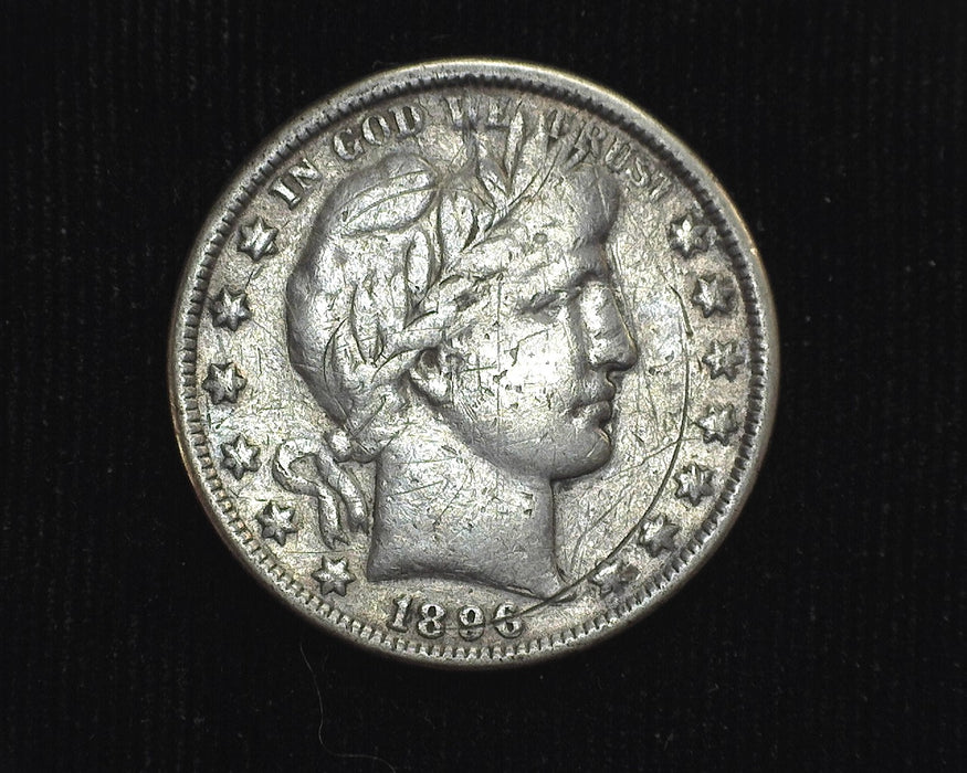 1896 O Barber Half Dollar Scratch G - US Coin