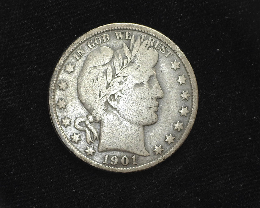 1901 Barber Half Dollar VG/F - US Coin