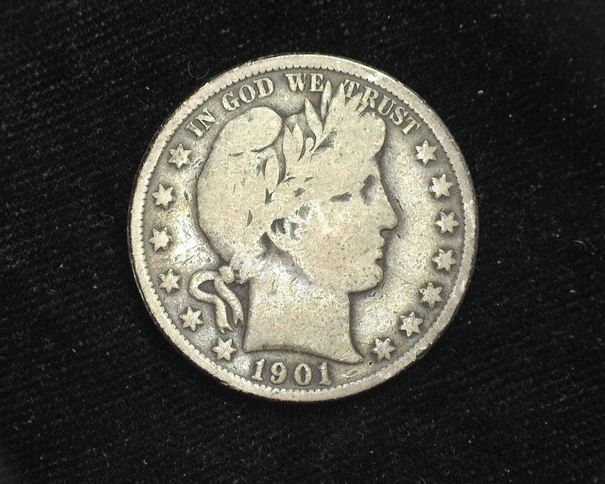 1901 Barber Half Dollar VG - US Coin