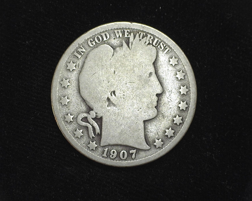 1907 S Barber Half Dollar G - US Coin