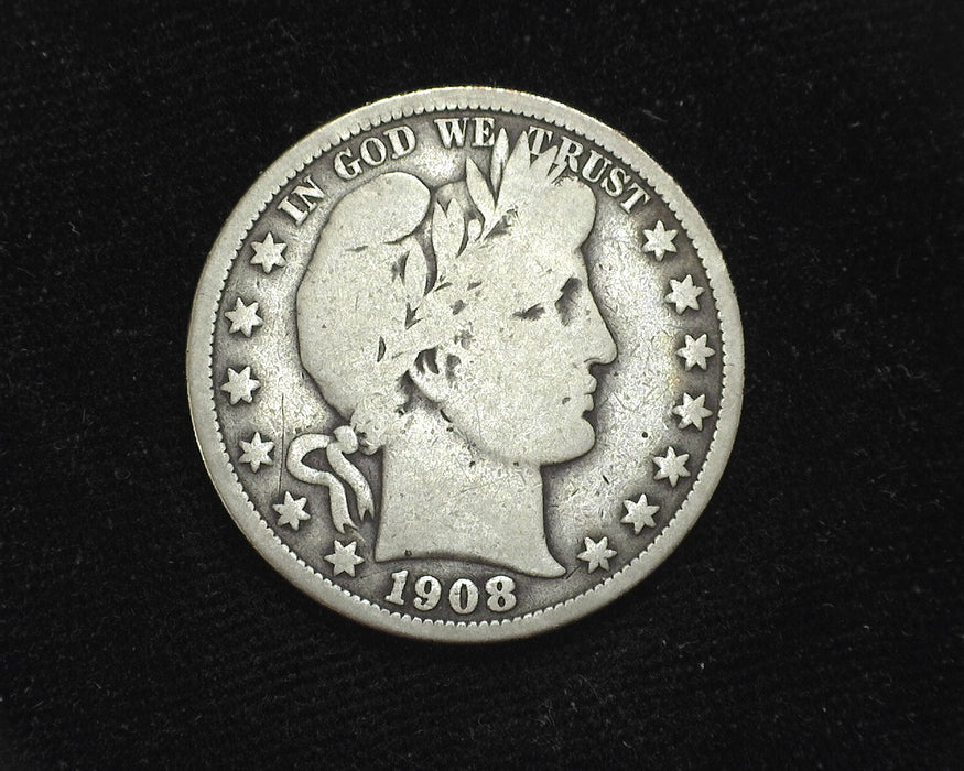 1908 Barber Half Dollar VG - US Coin