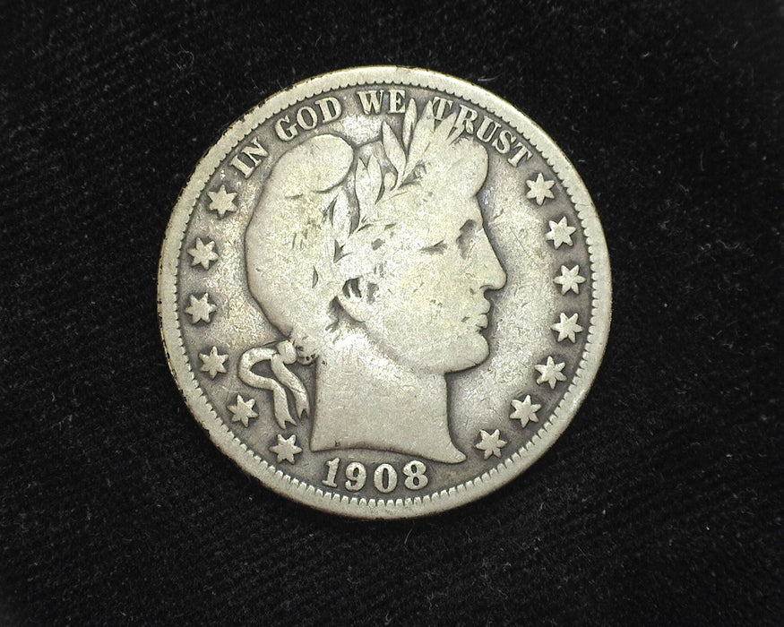 1908 O Barber Half Dollar VG - US Coin