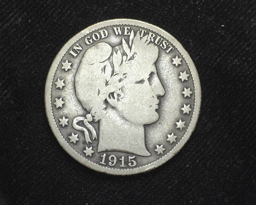 1915 S Barber Half Dollar VG - US Coin