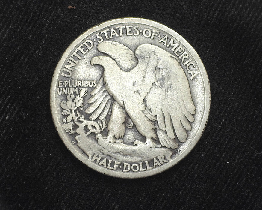 1917 D Rev Liberty Walking Half Dollar VG - US Coin