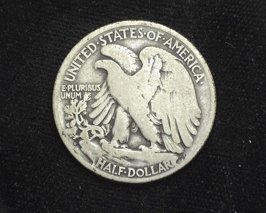 1921 D Liberty Walking Half Dollar VG - US Coin