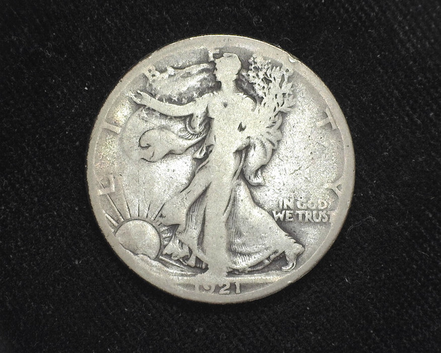 1921 S Liberty Walking Half Dollar VG - US Coin