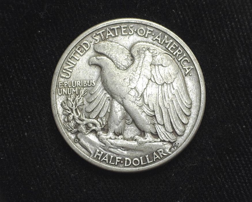 1938 D Liberty Walking Half Dollar F/VF - US Coin