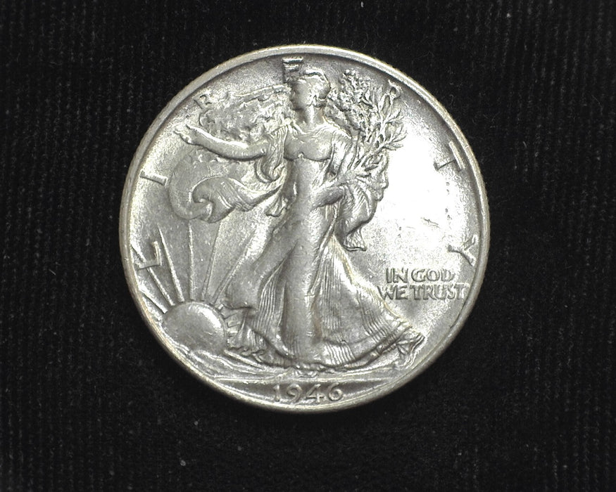 1946 S Liberty Walking Half Dollar AU - US Coin