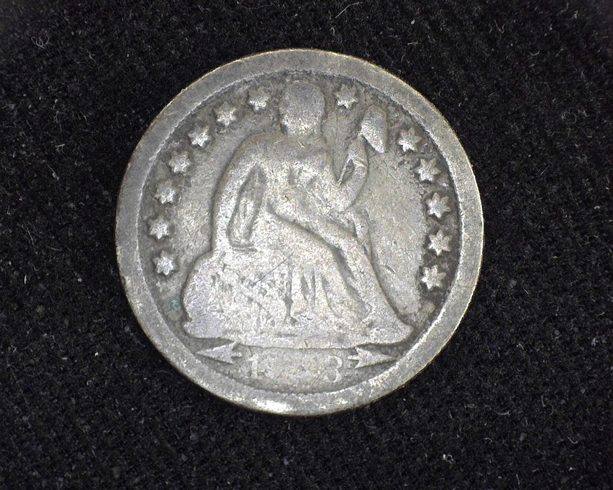 1853 O Liberty Seated Dime Weak date. G - US Coin