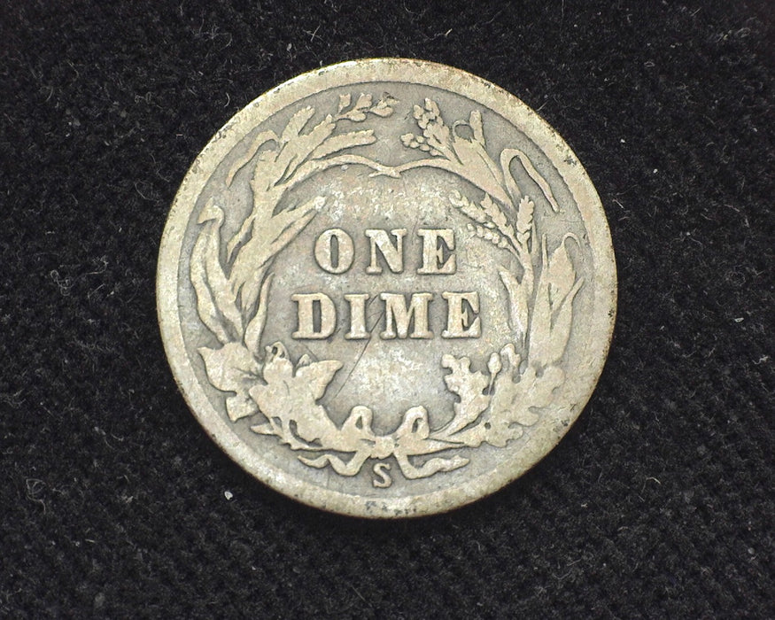 1913 S Barber Dime G - US Coin