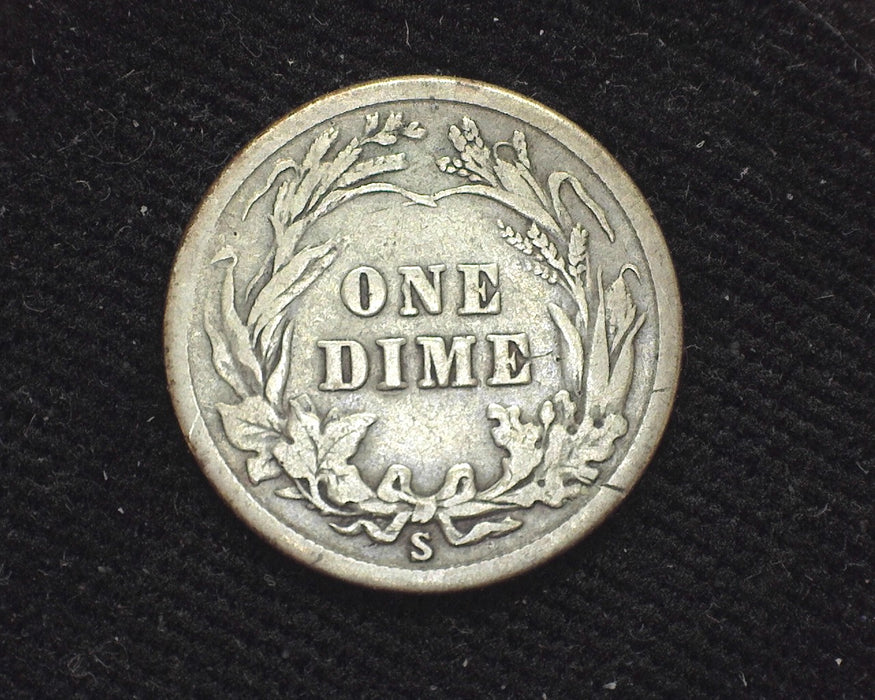 1914 S Barber Dime F - US Coin