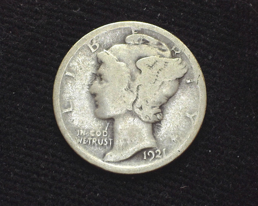 1921 Mercury Dime G - US Coin