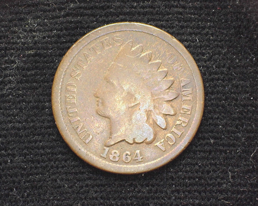 1864 Bronze Indian Head Penny/Cent G - US Coin