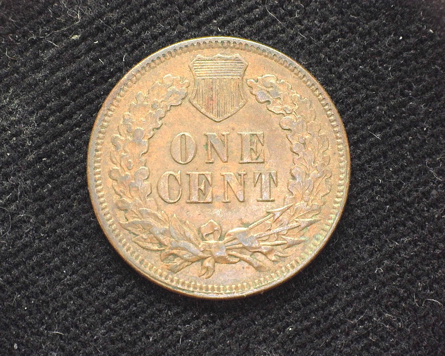 1873 Closed 3 Indian Head Penny/Cent XF - US Coin