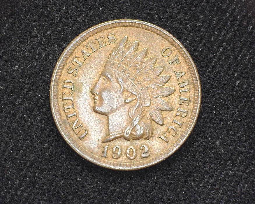 1902 Indian Head Penny/Cent AU-50 - US Coin