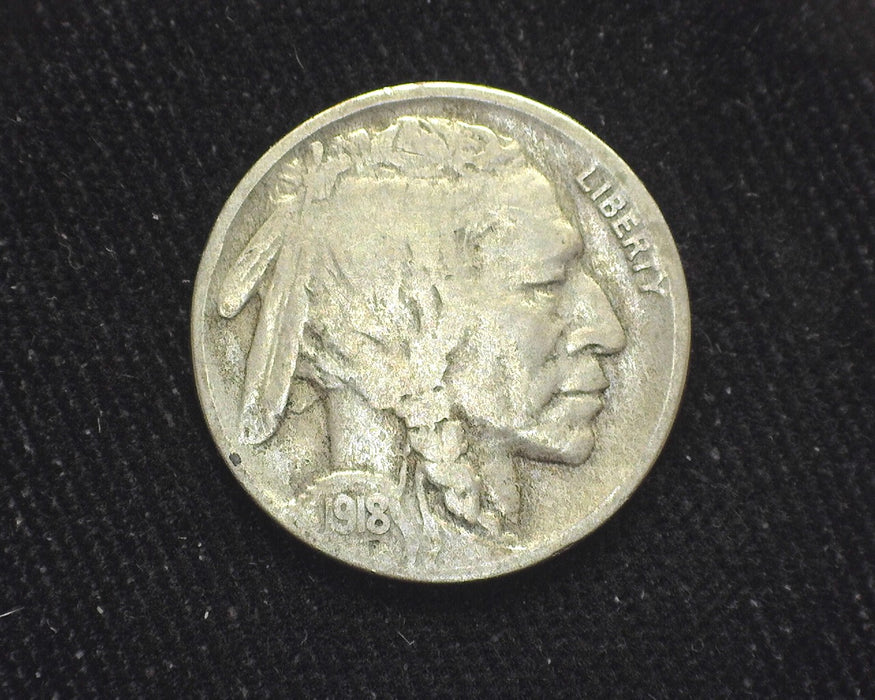 1918 D Buffalo Nickel VG - US Coin