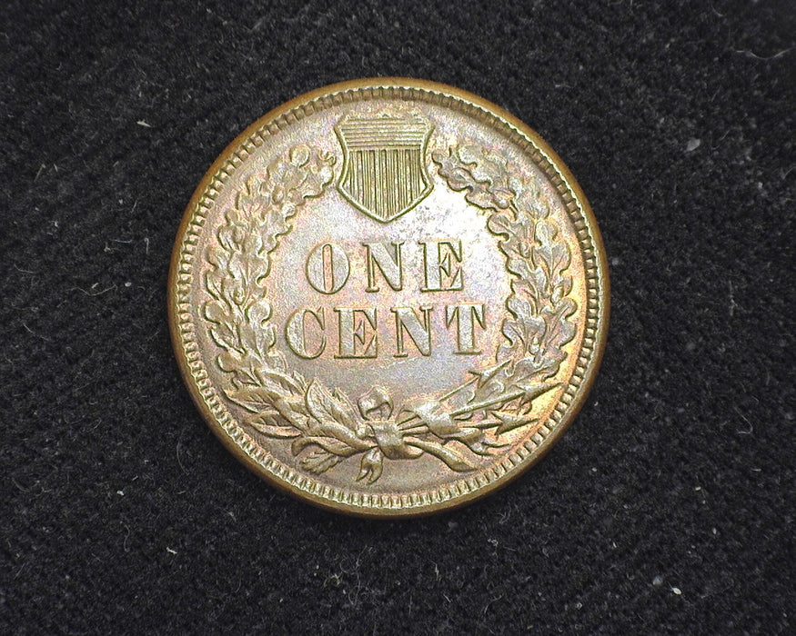 1883 Indian Head Penny/Cent Traces of red. Brown BU-63 - US Coin