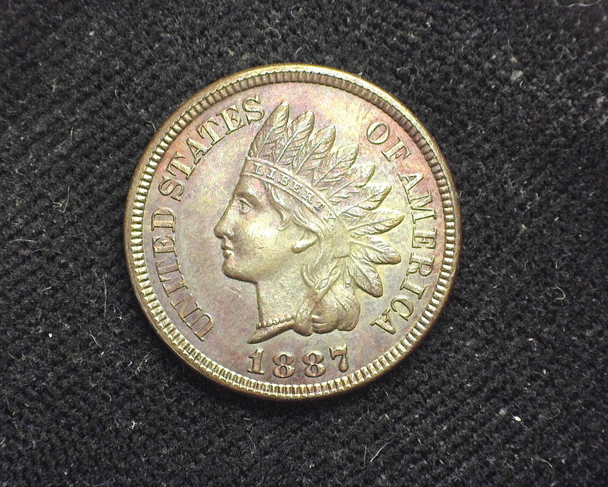 1887 Indian Head Penny/Cent BU - US Coin