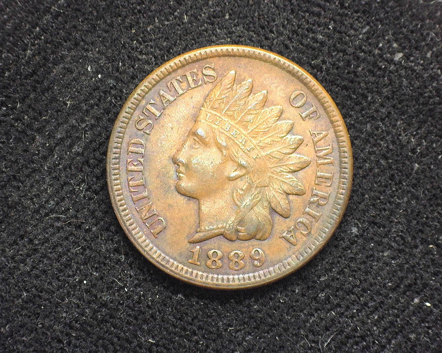 1889 Indian Head Penny/Cent AU - US Coin